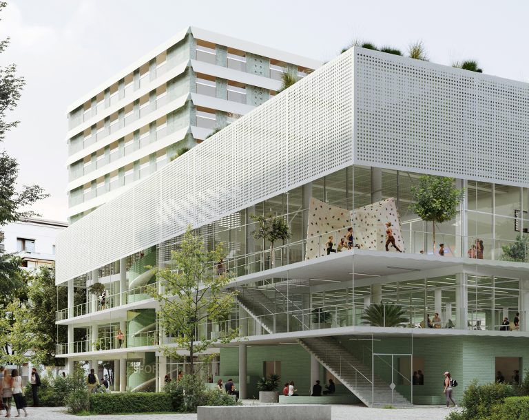 Bâtiment lieux de vie étudiante
