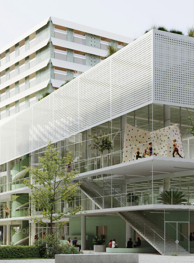 Bâtiment lieux de vie étudiante